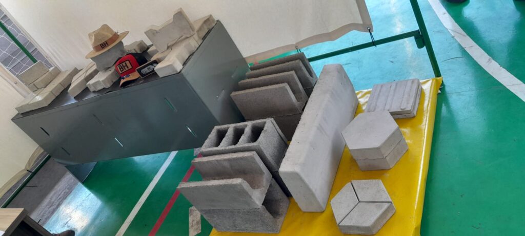 produtos de artefatos de concreto