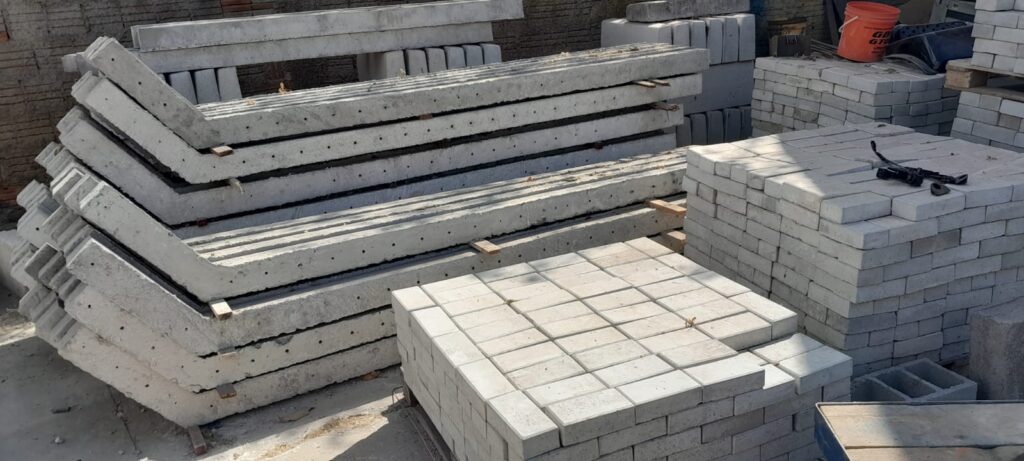 tipos de artefatos de concreto produzido pela empresa